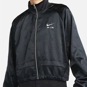 Nike Womens Full-Zip Satin Jacket